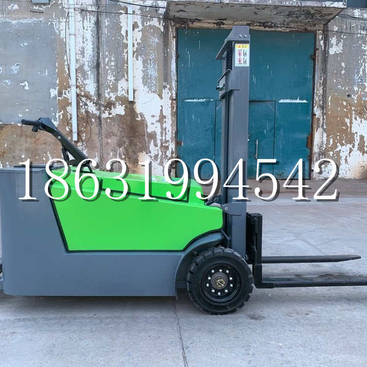 新蔡县小型电动叉车1吨2吨步行站驾式电瓶堆高充电装卸车液压升降车铲车